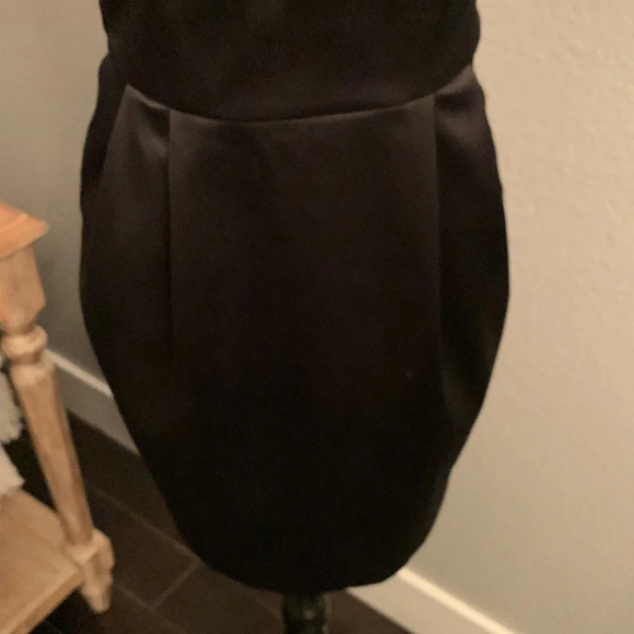 𝅺Express Cocktail Evening Sleeveless Black Dress Size 2 - Picture 3 of 3